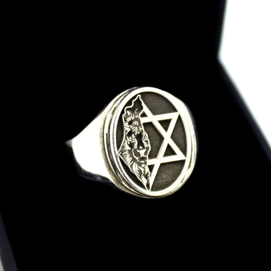 Star of David Signet for men