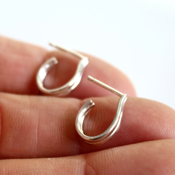 open design 10mm hoop earrings