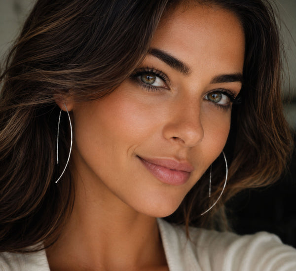 Everyday Simple Gold Threader Earrings