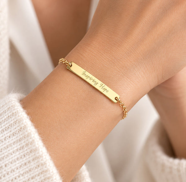 Personalized Friendship Gift - Gold Bracelet