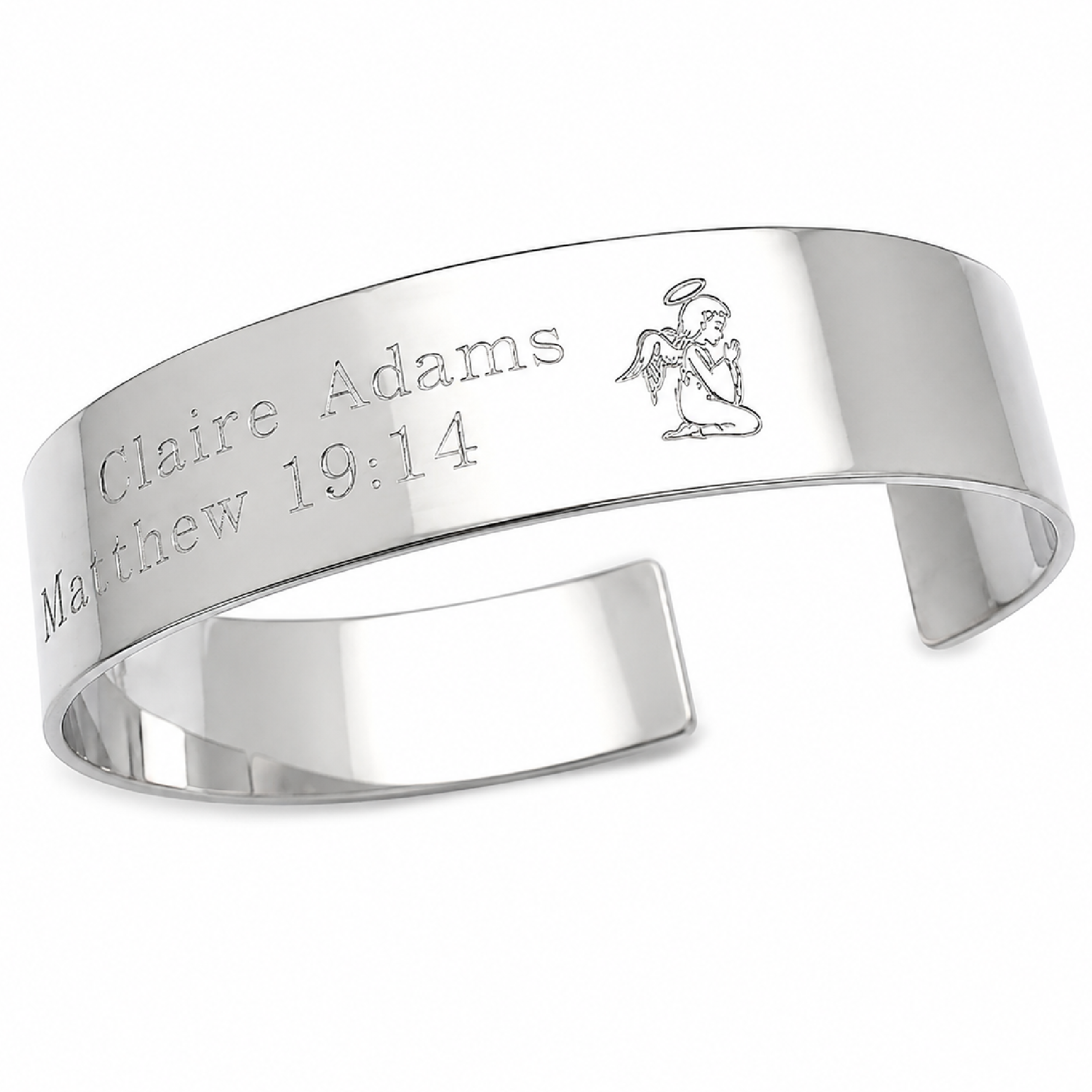 Angel Wing Bracelet for Mom - Personalized Jewelry