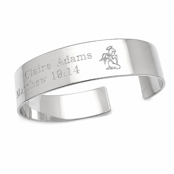 Angel Wing Bracelet for Mom - Personalized Jewelry