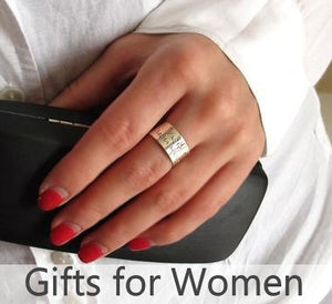 Gifts for her - personalized bracelets, rings, necklaces for womens