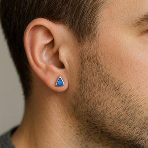 triangle studs for men
