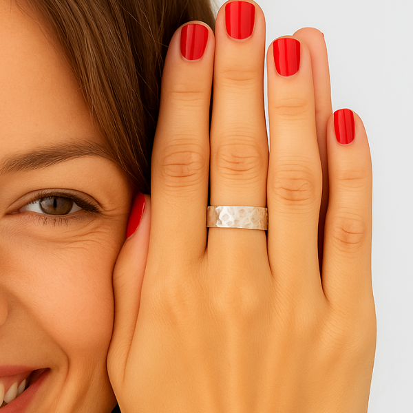 Hammered Ring - Mother's Day Gift