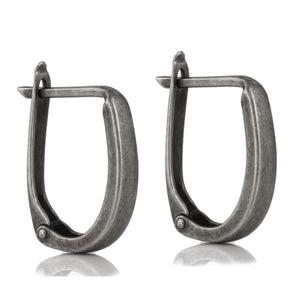 Dark Silver Earring for men