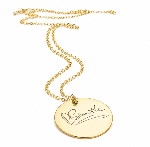 Handwritten Message Necklace - Signature Necklace