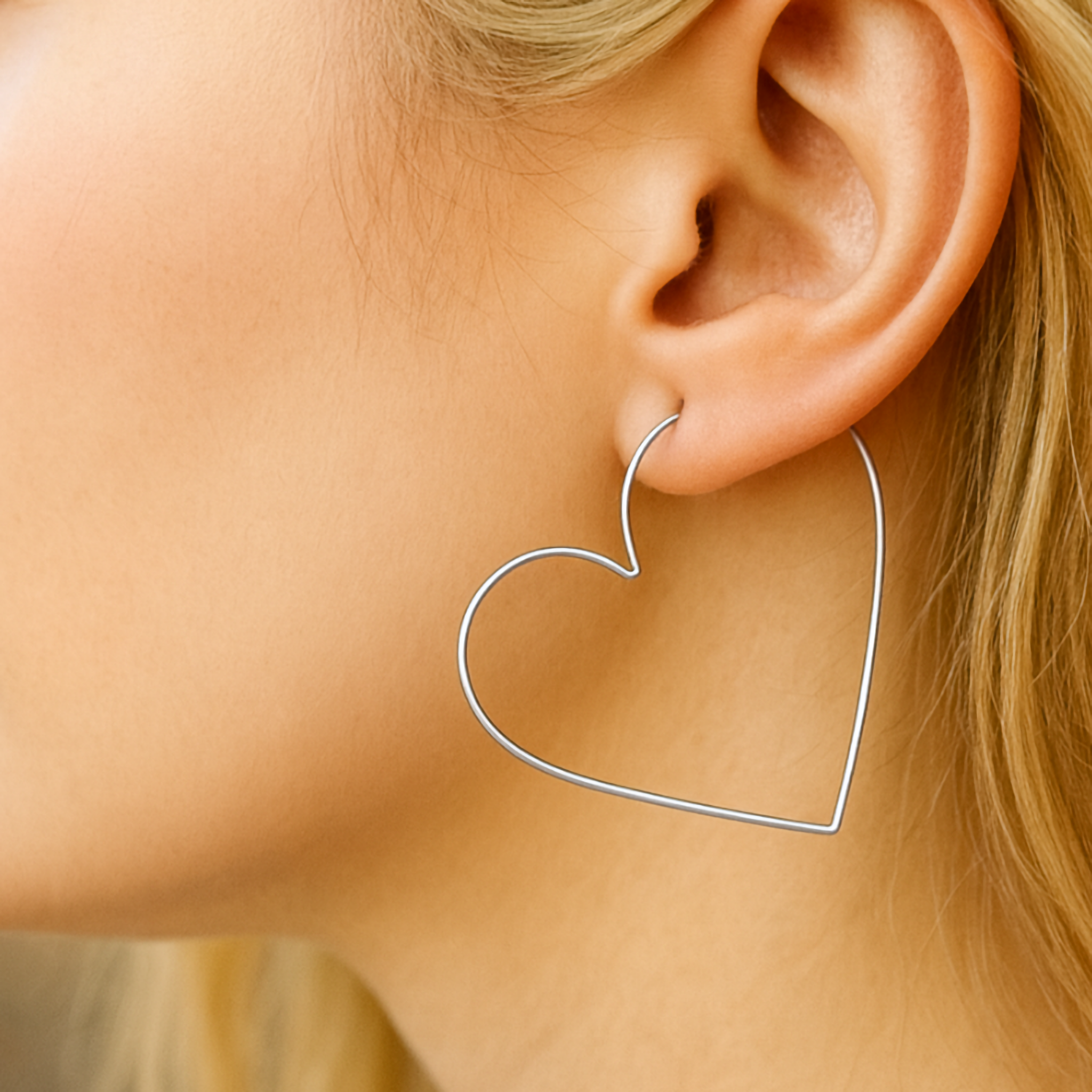 Sterling Silver Heart Earrings