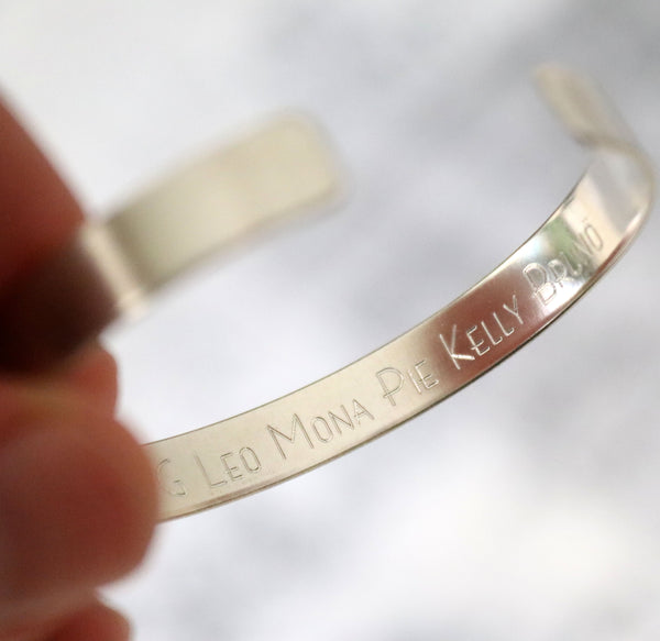 secret message engraved bracelet names bracelet