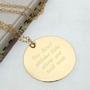 Custom Lords Prayer Pendant, Padre Pio Necklace for Women