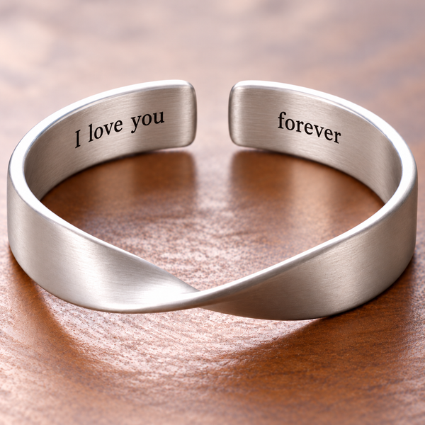 personalized infinity ring