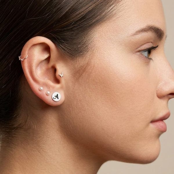 initials_silver_studs