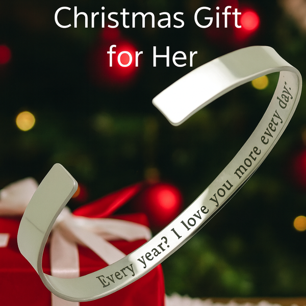 Initials Cuff bracelet for mom