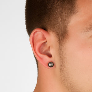 black silver studs for men