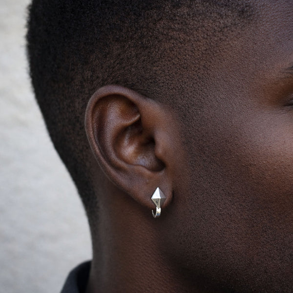 Guys Stud Earring - Geometric Earring for Men