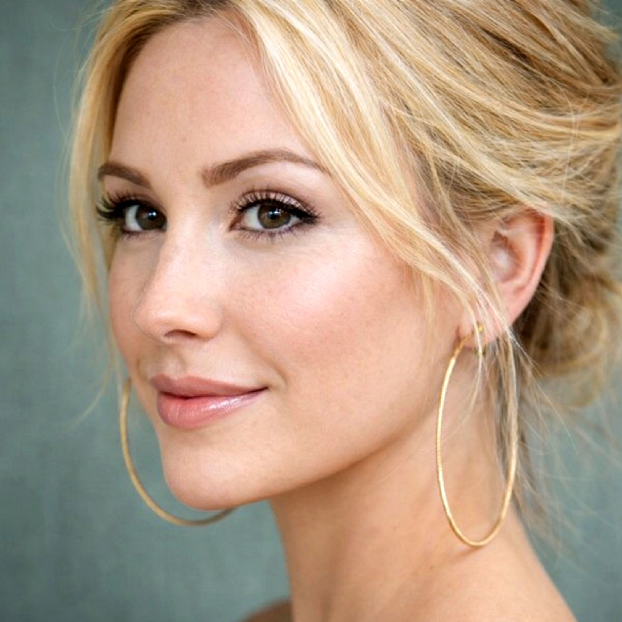 Oval Hoop Earrings - Large Hoops