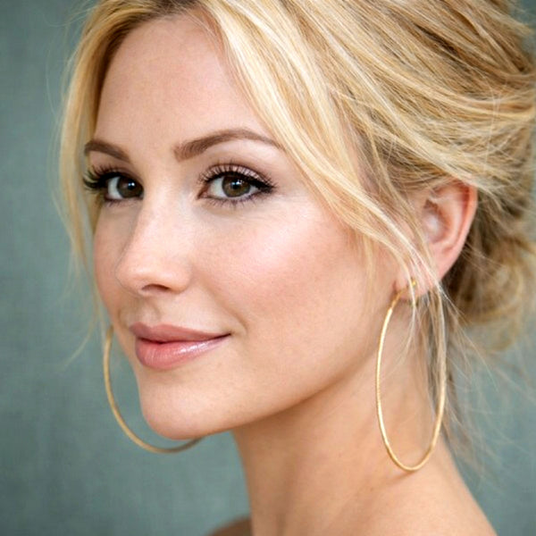 Oval Hoop Earrings - Large Hoops