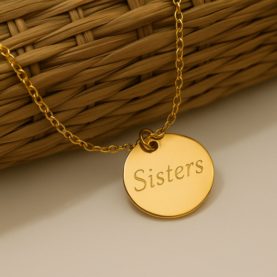 To my dear sister, with eternal love pendant