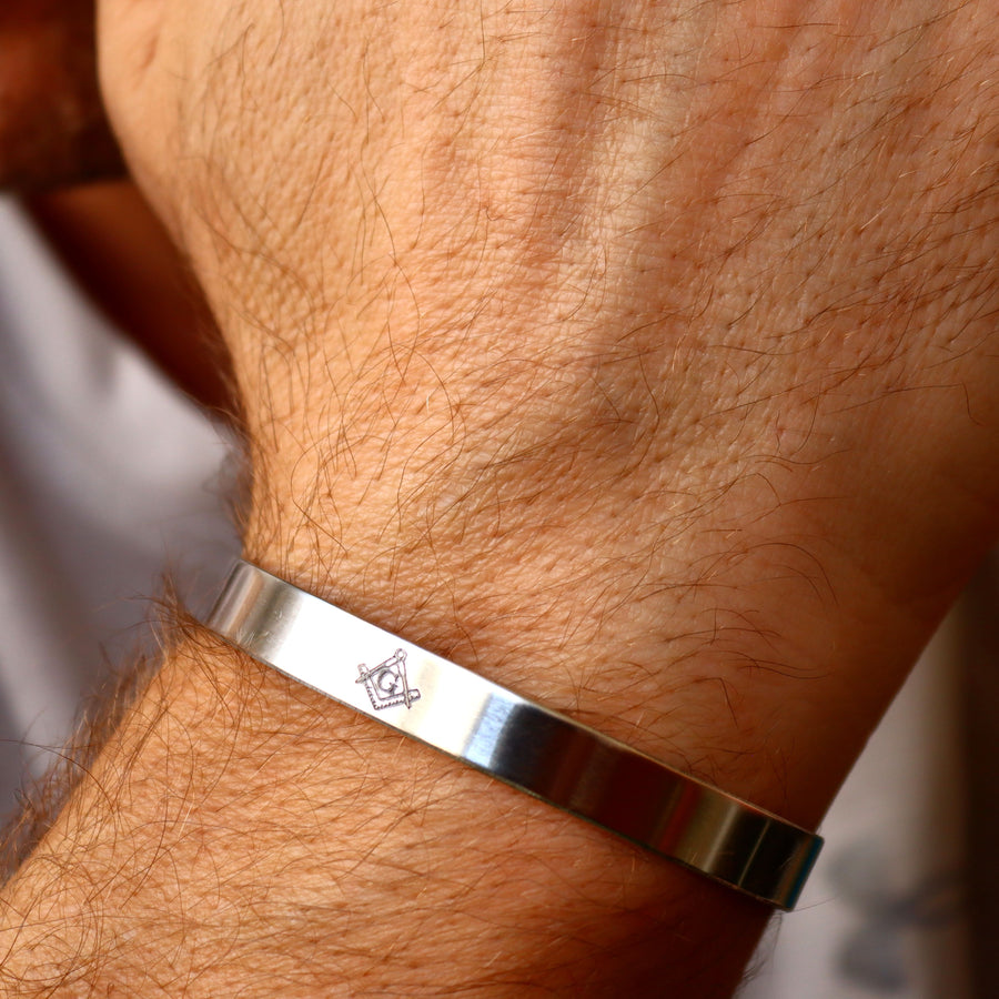 Square and Compass Emblems bracelet