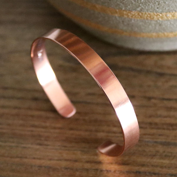 copper bangle bracelet