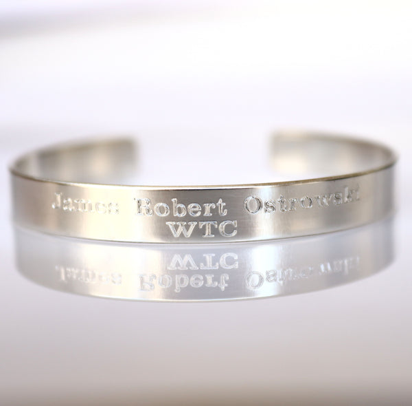 custom engraving bangle bracelet