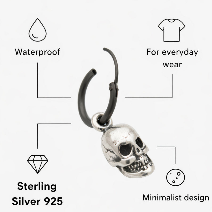 Skull Earring for Men