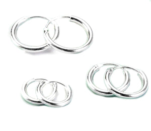 Sterling Silver Hoops - Small Hoop earrings