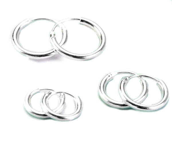 Sterling Silver Hoops - Small Hoop earrings