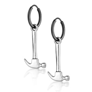 hammers drop dangle earrings - Mens Earrings