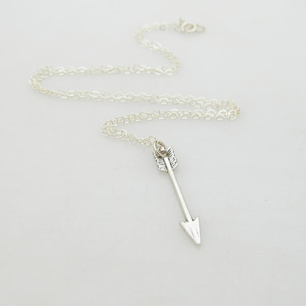 Arrow Pendant Choker Necklace