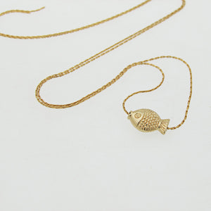 Goldfish Choker Good Luck Necklace