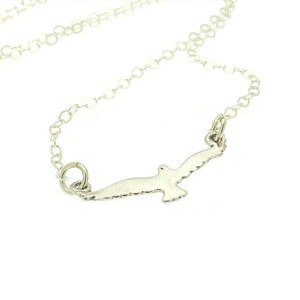 Seagull Pendant Silver Necklace