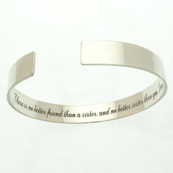 ID initials hidden message bracelet