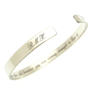  Initials Cuff bracelet for mom