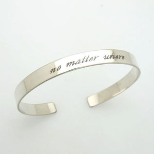 Initials Cuff bracelet for mom