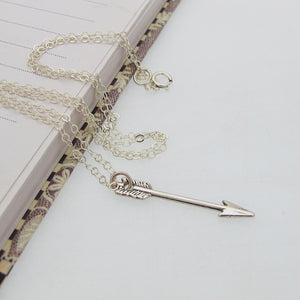 Arrow Pendant Choker Necklace