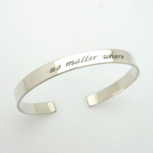 Follow Your Heart Engraved Bracelet