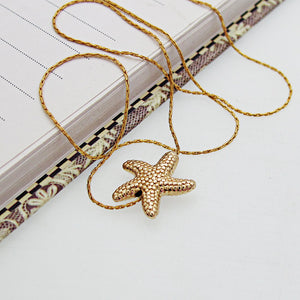 Gold Seastar Choker Necklace