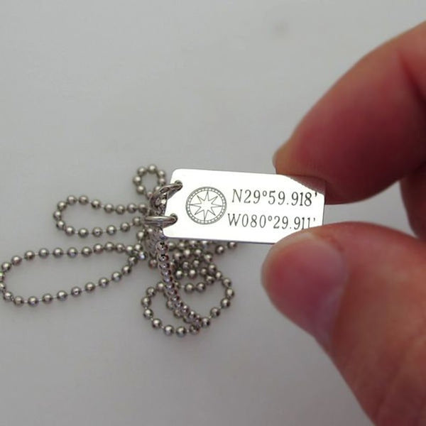 Mens Silver Necklace - Gift from wife