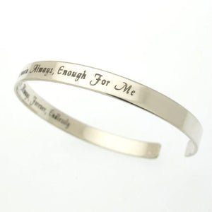 Follow Your Heart Engraved Bracelet