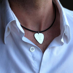 Guitar Pick Necklace - Gift For Musician