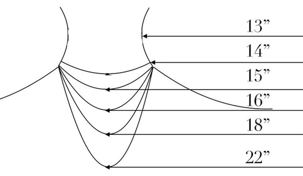 Black Cubic Zirconia Charm Necklace