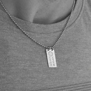 Mens Silver Necklace - Gift from wife