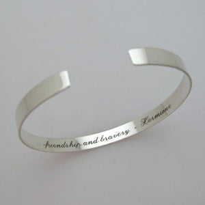 Follow Your Heart Engraved Bracelet