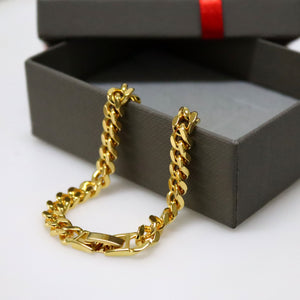 Gold Mens bracelet - Gift for him