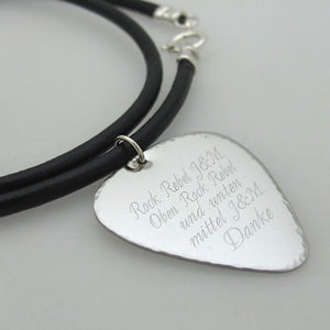 Guitar Plectrum necklace