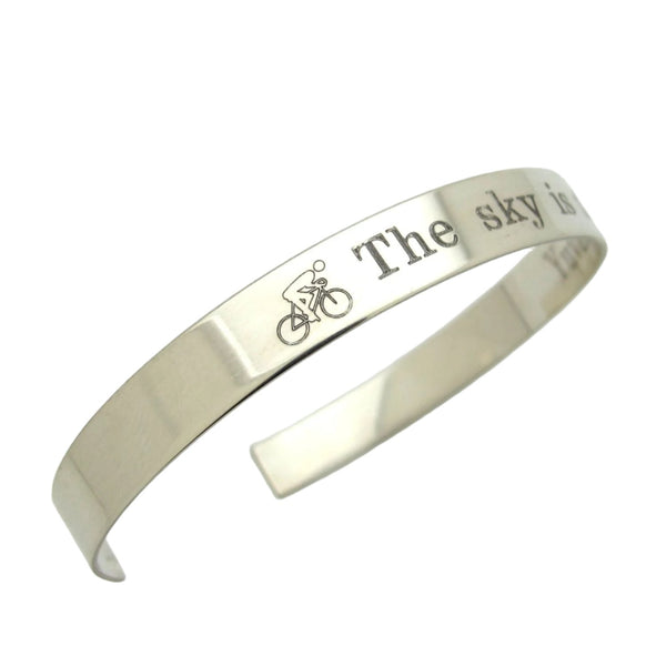 Personalized Sportsmen Mens Cuff Bracelet
