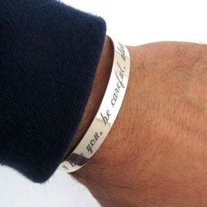 Men's Personalized Bracelet - Fathers day gift