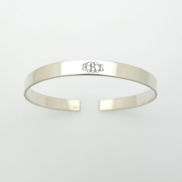 Monogram Engraved Bracelet
