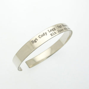 Freedom KIA Custom Cuff Bracelet